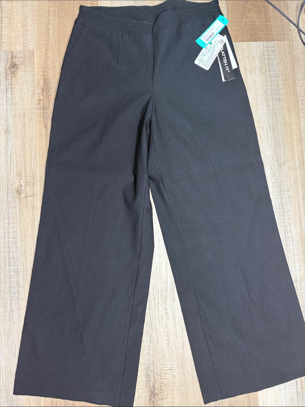Tribal Black Wide Leg Pull-On Pants with Tags